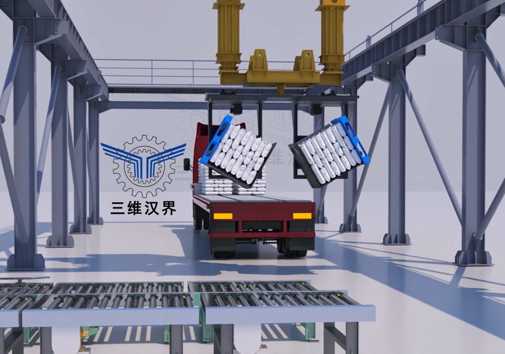 托盘翻转全自动装车机